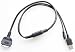 CADILLAC CTS PART NUMBER 25908035 / CHEVY CRUSE / EXCELLE / VW GOLF / FORD FOCUS / HONDA CITY / BYD iPOD iPHONE iPAD CABLE ADAPTER USB AUX LEAD WIRE CORD