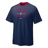 Cleveland Indians Classic Arch Contrast Crew T-Shirt by Nike