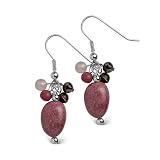 Search : Rhodonite and Multi-Bead Pink Jewelry Drop Earrings