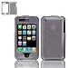 TRANSPARENT SMOKE SNAP-ON COVER HARD CASE PROTECTOR for APPLE IPHONE 3G