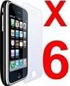 ~ 6X ~ Clear Screen Protector Covers For Apple iPhone 3G/3GS