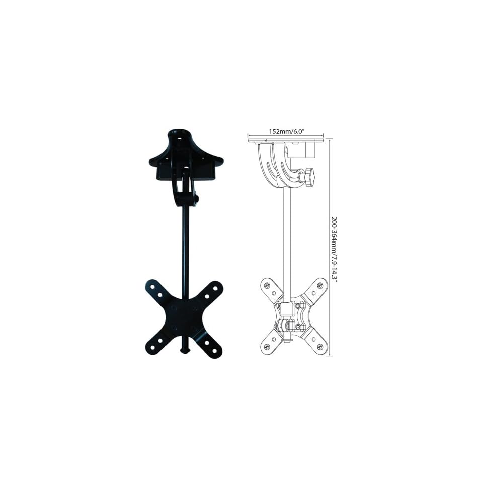 Lcd Mount Bracket Flip Down Ceiling Or Under Cabinet Dlp Hdtv