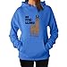 Tstars Women's No Prob Llama Hoodie Funny Llama Graphic Hoodie for Teens and Adults Gift for Her Medium California Blue