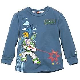 Disney Long-Sleeve Toy Story Buzz Lightyear Tee for Toddler Boys