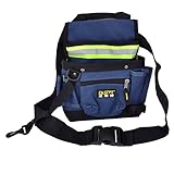 uxcell ツールバッグ　ウエストバッグ　反射　ストライプ　防水用　ブラック　ブルー