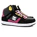 DC Rebound Hi Women's Shoes - Black / Hot Pink