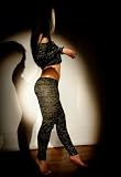 Fierce Eye Catching Metallic Stretch Knit Tights by KD dance, One of a Kind Leggings, Fashionable, Sexy, Warm & Unique, Made In New York City USA