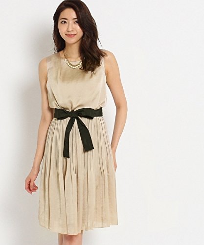 (アンタイトル) UNTITLED サテンプリーツワンピース 15359311