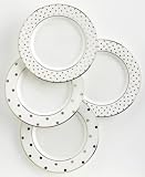 kate spade Larabee Road Polka Dot Tidbit Plates, Set Of 4