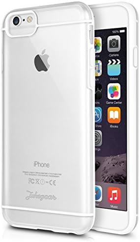 iPhone 6 Plus Case - JukeGear [Scratch Resistant] Apple iPhone 6+ Cover 5.5 Inch - [Grip Series] Hybrid Case / Cover with TPU Bumper -White- (JCurP6LWH)