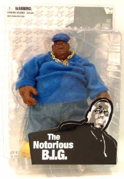 Notorious BIG Action Figure Blue Suit Notorious BIG Action Figure Blue Suit