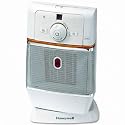 Electronic Ceramic Heater, 7.21w x 9.13d x 13.78h, Light Gray/Chrome