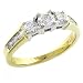 Jewelry : 14k Yellow Gold 1.00 ctw. Diamond Ring - Size 7