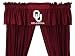 NCAA Oklahoma Sooners - 5pc Jersey Drapes Curtains and Valance Set