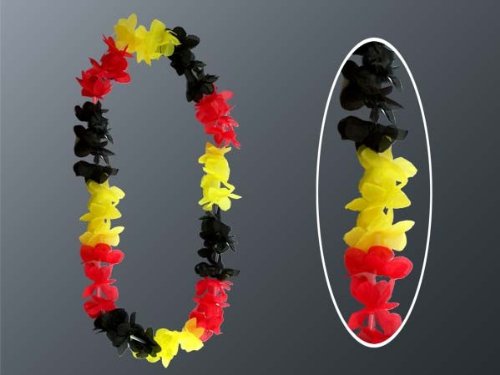 Deutschland Fanartikel Fan-Artikel Fußball EM WM Hut Brille Perücke Fahne, Fanartikel wählen:2 Stk. Hawaiikette 16