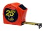 Lufkin HV1425 1-Inch x 25 Hi-Viz� Orange Power Return Tape Measure