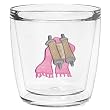 Bat Mitzvah Talit 12 oz Double-Old-Fashioned Insulated Beverage Tumbler, Clear
