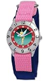 Disney Kids’ Tinker Bell Time Teacher Pink Velcro Watch #D027S503