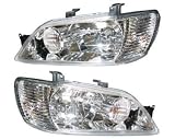 NEW PAIR HEADLIGHT HEAD LIGHT LAMP 02 03 MITSUBISHI LANCER