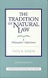 The Tradition of Natural Law: A Philosopher's Reflections