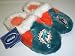 Miami Dolphins NFL Youth Plush Slippers - M