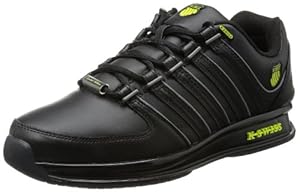 K-Swiss Rinzler SP 02283-022-M, Herren Sneaker, Schwarz (Black/Charcoal/Optic Yellow), EU 44.5 (UK 10)