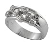 Sterling Silver Cluster Style CZ Ring