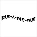 Rub A Dub Dub...Bathroom Wall Words Quotes Lettering Sticky Art, GLOSS, BROWN