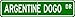 Argentine Dogo STREET SIGN ~ High Quality Aluminum ~ Dog Lover
