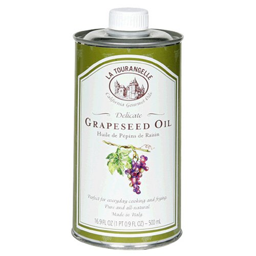 La Tourangelle Grapeseed Oil, 16.9-Ounce Cans (Pack of 4) by La Tourangelle