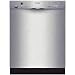 Bosch : SHE55M15UC 24 Evolution 500 Series Full Console Dishwasher - Stainless Steel