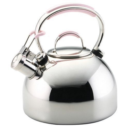 Childrens Toyshop  Kitchen & Housewares : KitchenAid Cook For the Cure Limited Edition 2-Quart Stainless-Steel Teakettle with Pink Silicone