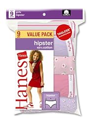 Hanes Girls Hipster Bright Assorted 9PACK - HPP9AS