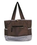Canvas Tulip Tote Diaper Bag- Sea Breeze
