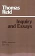 Thomas Reid's Inquiry and Essays