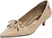 Adrienne Vittadini Women's Jeremy Kitten-Heel Pump, Bone, 8.5 M US