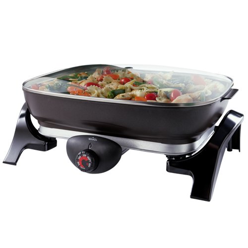 Oster CKSTSKRM20 16Inch Removable Pan Electric Skillet, Black