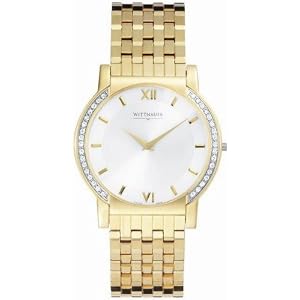 Wittnauer 12E18 Orpheum Mens Watch w/ Silver White Patterned Dial 4182F29CBCL. SL500 AA300 Wittnauer 12E18 Orpheum Mens Watch w/ Silver White Patterned Dial