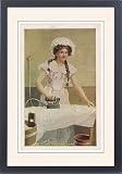 Framed Prints of Girl With Electric Iron from Mary Evans