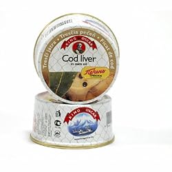 King Oscar Cod Liver in Own Oil, 6.67-Ounces Tins (Pack of 3)