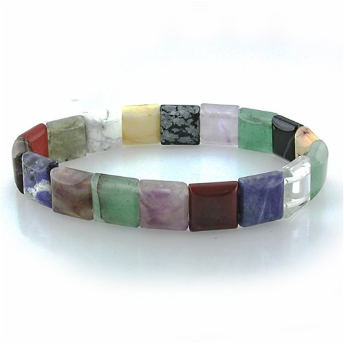Cute Stretchy Mixed Gemstone Bracelet