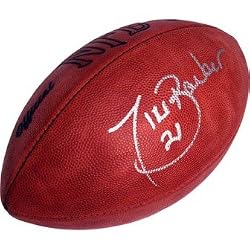 Tiki Barber Signed Official NFL Football