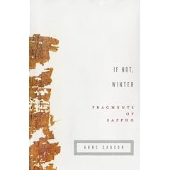 If Not, Winter: Fragments of Sappho (English and Greek Edition)