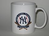 NEW YORK YANKEES 11 oz. Team Logo Traditional White COFFEE MUG
