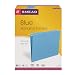 Smead Hanging Folder, Letter, 1/5 Cut Tab, Blue, 25 per Box (64060)