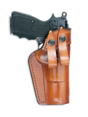 Front Line Inside the Waistband with Loops Leather Holster (Brown), Right Hand, C.Z. SP01 Shadow