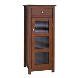 Floor Cabinet 1 Door 1 Drawer - Chesterfield (Espresso) (36H x 15W x 14D)