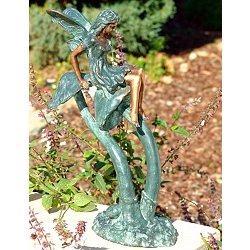 Freya the fancy Fairy statue home garden sculpture New