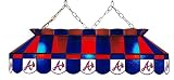 Imperial Atlanta Braves Licensed 40-Inch Rectangular Stained Glass Billiard Table Light