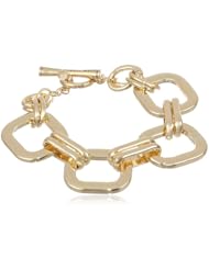 Kenneth Cole New York "Modern Lucite" Square Link Toggle Bracelet, 7.5"